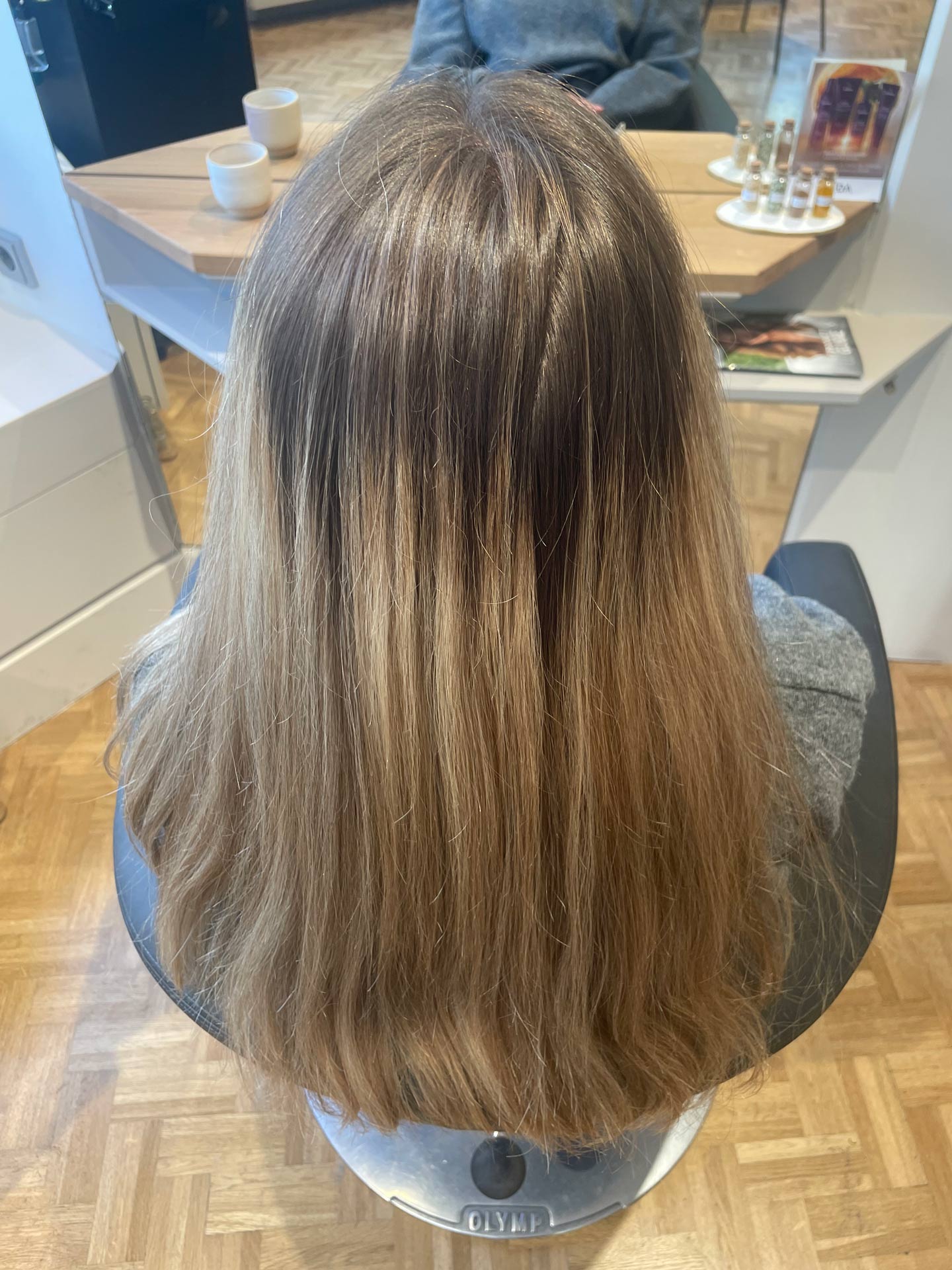 Verena Huber Friseure Balayage Beispiel Vorher